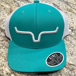 Kimes Ranch Teal and White Cap